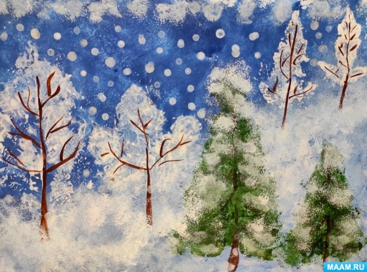 Раскраска сказочная зима Красивые снежинки