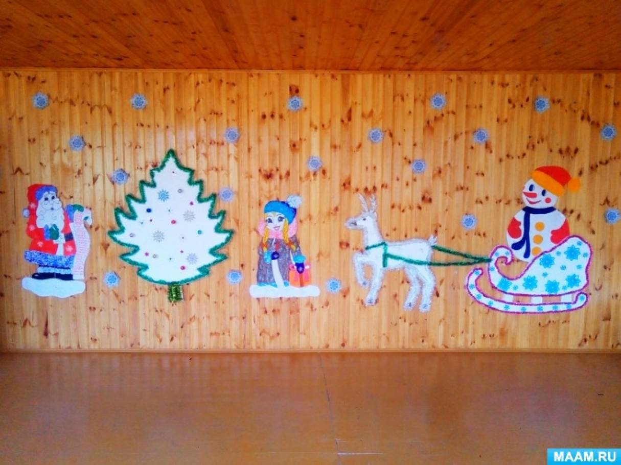Украшение веранды в детском саду зимой: 63 фото