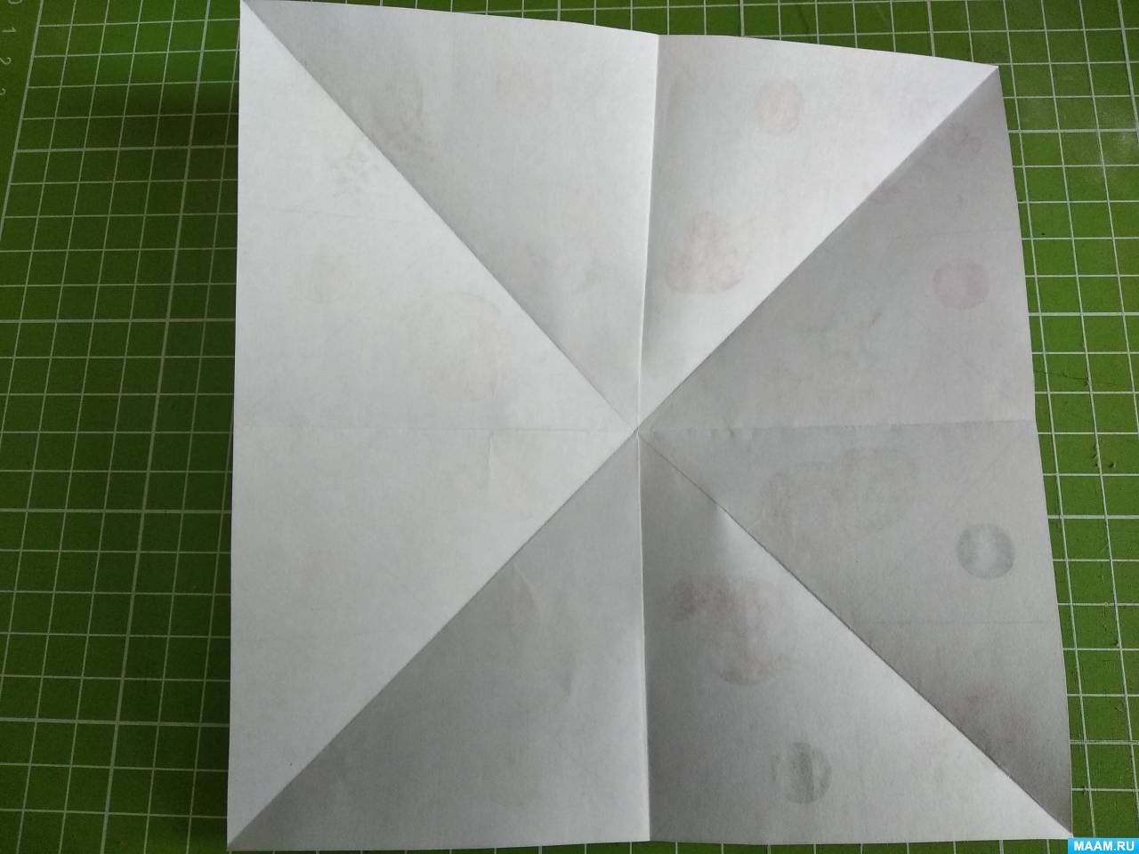 Детская гадалка-оригами с предсказаниями из бумаги
