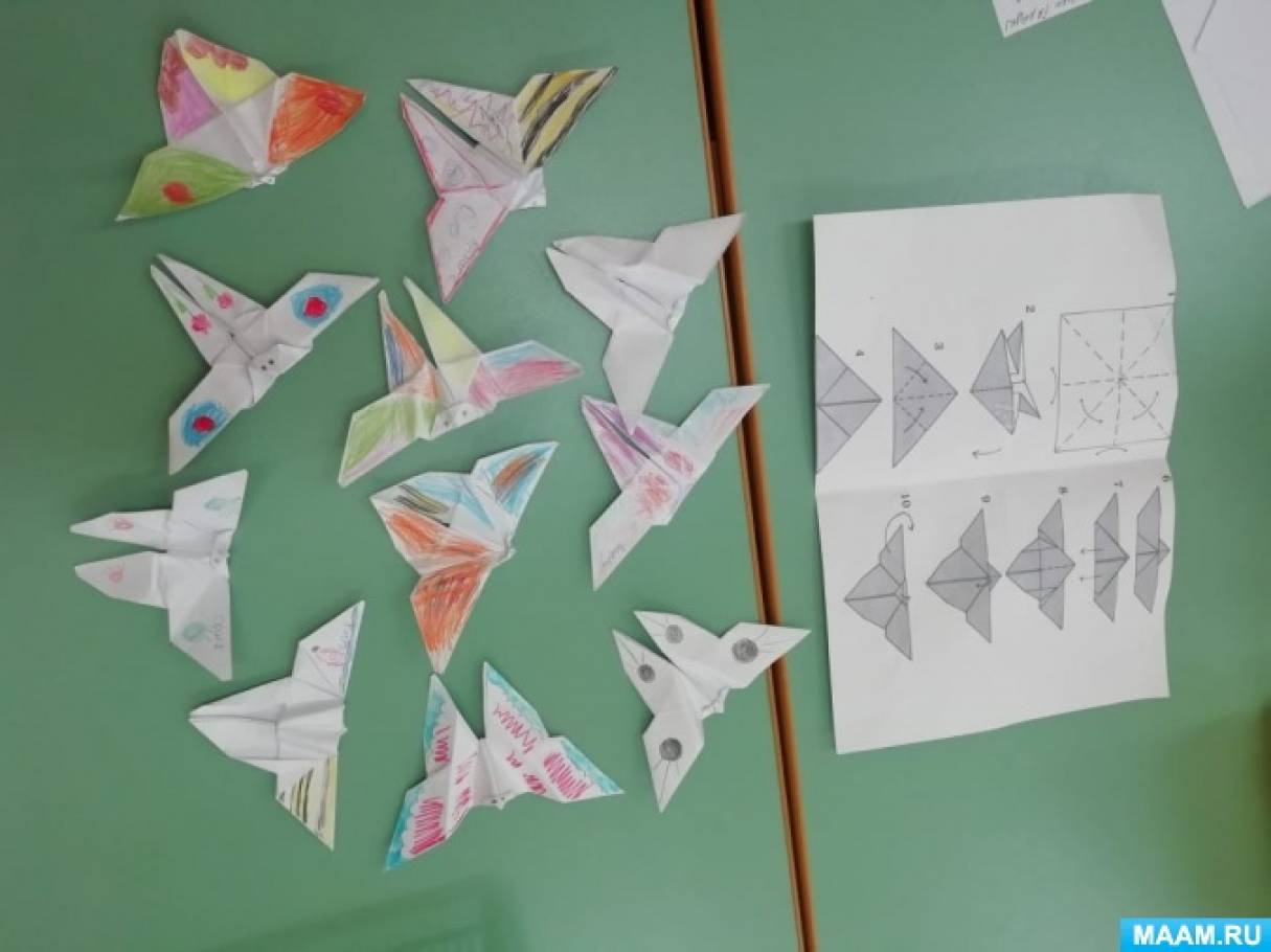 Модульное оригами бабочка » Путь Оригами