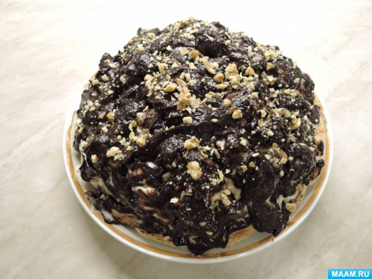 Торт Графские развалины - классический рецепт с фото пошагово