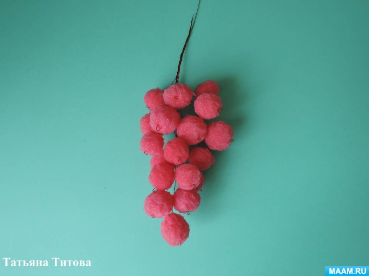 Как собирается брелок виноградная гроздь