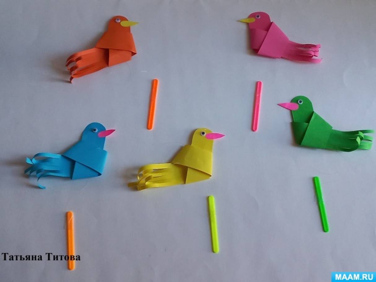 Птица оригами ( фото) - легкие схемы и пошаговые инструкции для детей