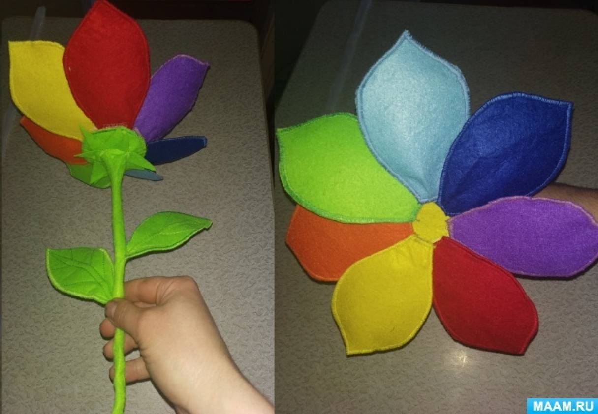 Как сделать цветик-семицветик с секретом из бумаги