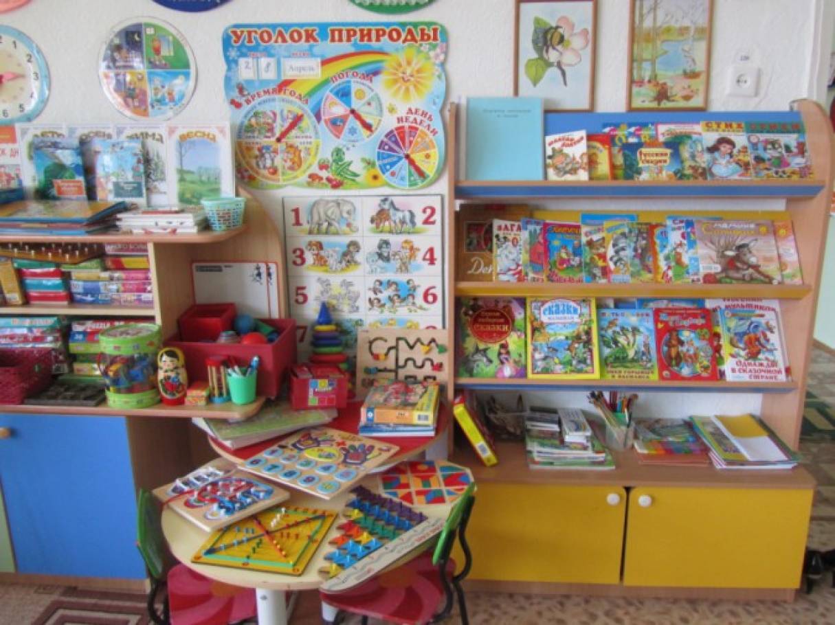 Мебель для книжного уголка в детском саду