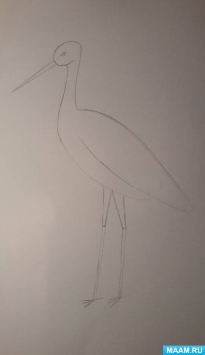 Как нарисовать Жар-птицу на бумаге карандашом поэтапно