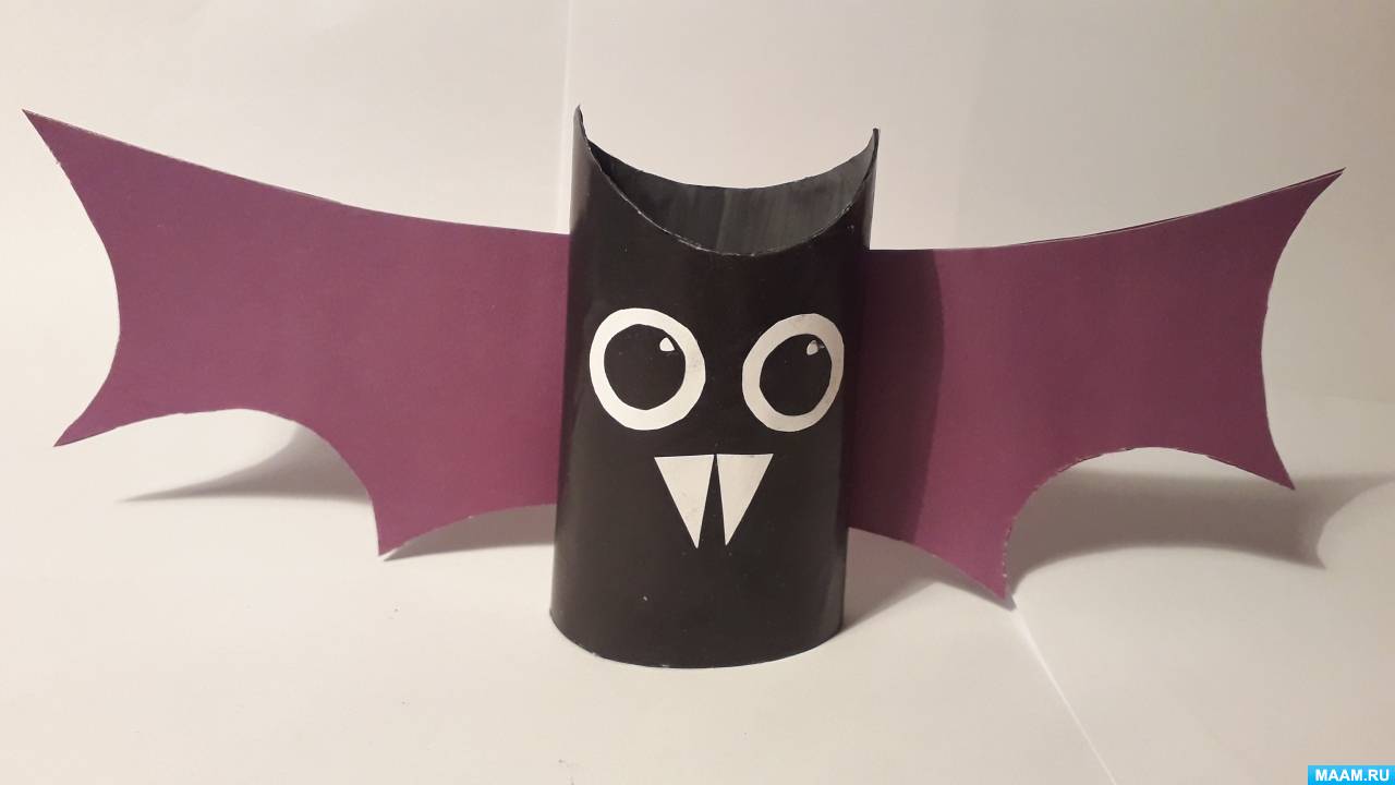 Как сделать маску летучей мыши на хэллоуин из бумаги своими руками