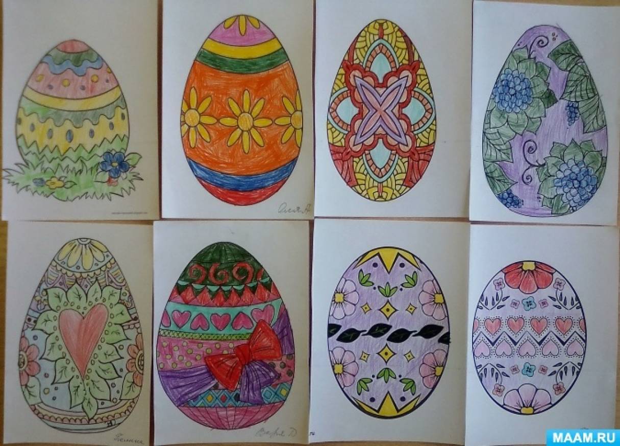 Дидактическая игра «Пасхальные яйца» – распечатать для детей