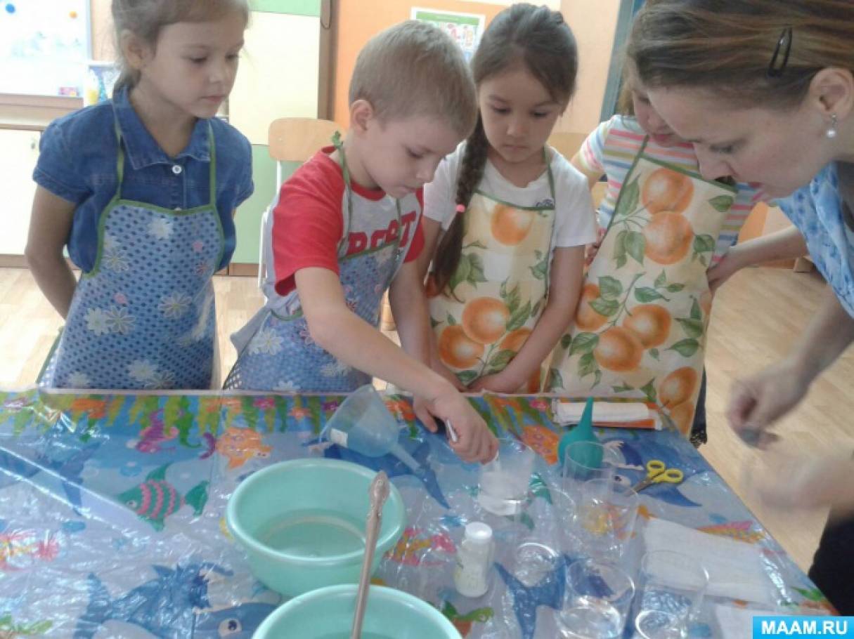 Экологический проект в младшей группе вода