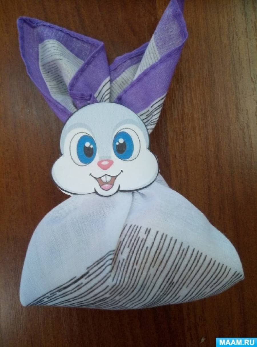 DIY//Пасхальный кролик//Как сделать зайца из полотенца