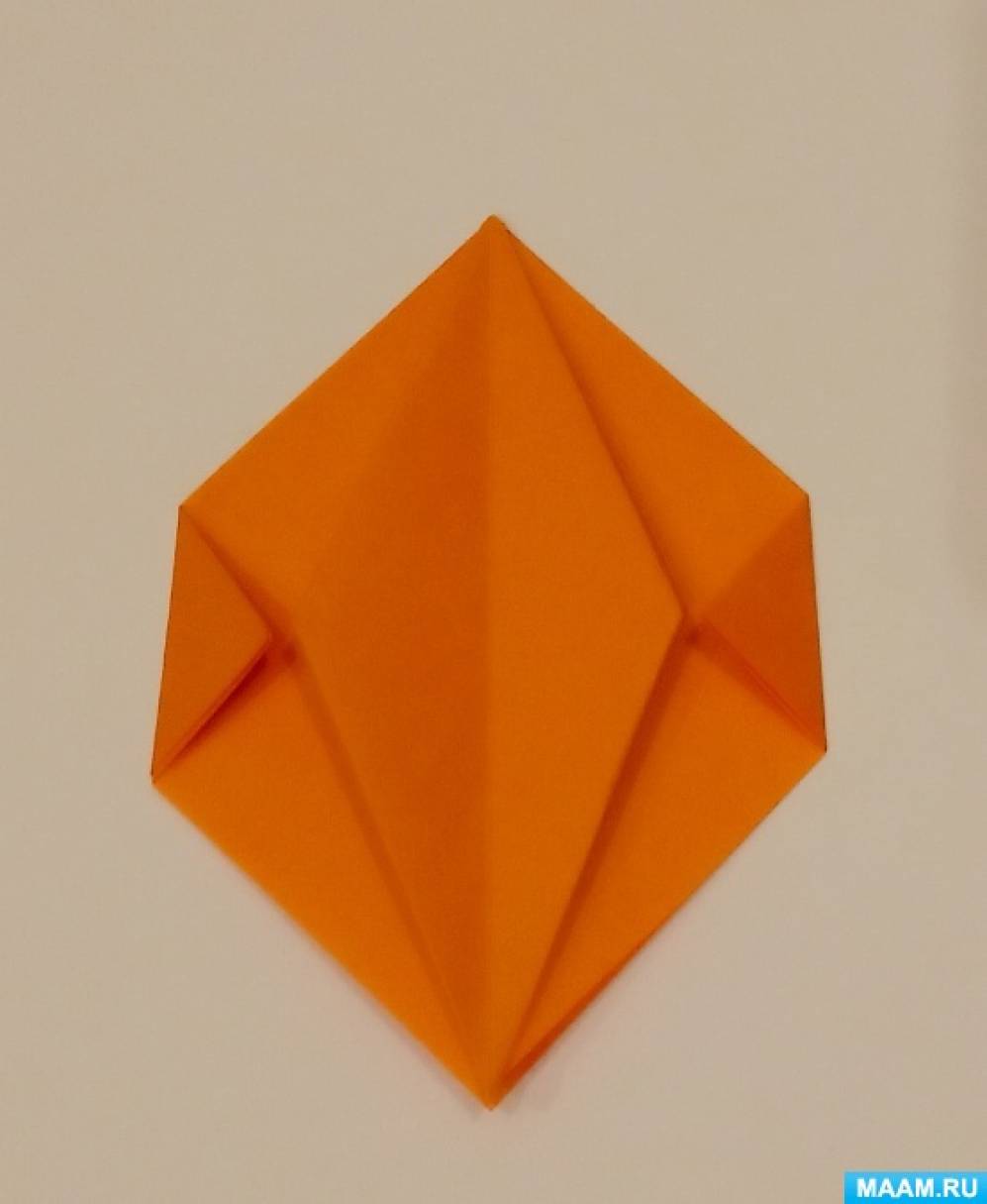 Конспект занятия по оригами в подготовительной группе «Овощи»