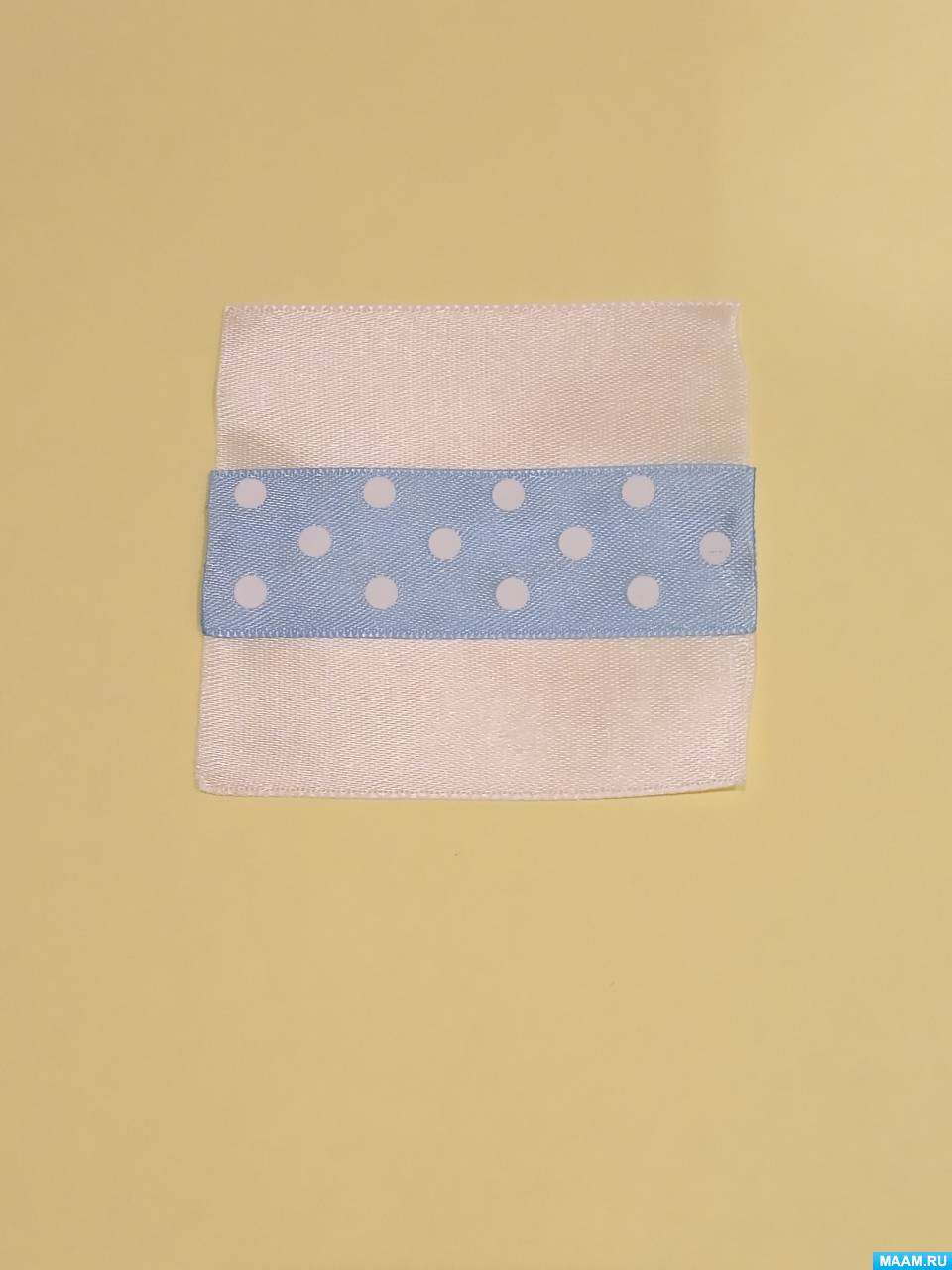 Бантики из атласных лент 2,5 см. МК Канзаши / Bows of satin ribbons 2.5 cm. MK Kanzashi