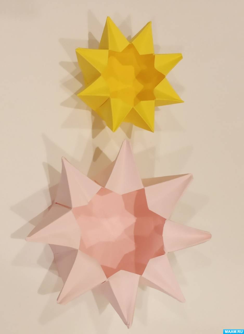 Идеи оригами: как сделать бумажные звезды