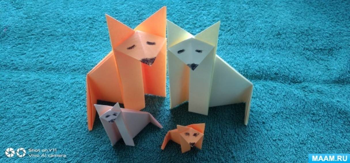 Papercraft Голова лисы