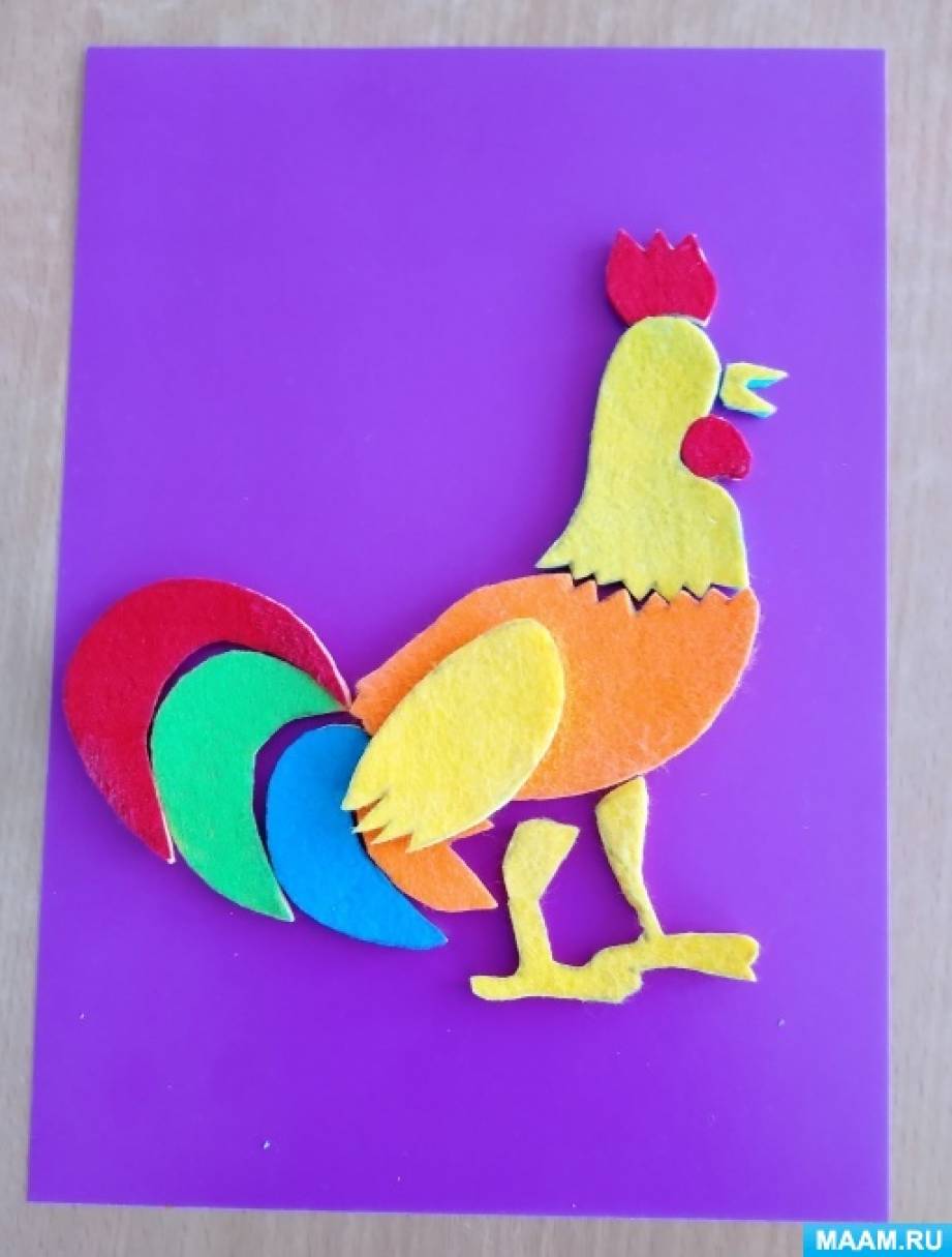 Сборная бумажная модель Петух (Курица)