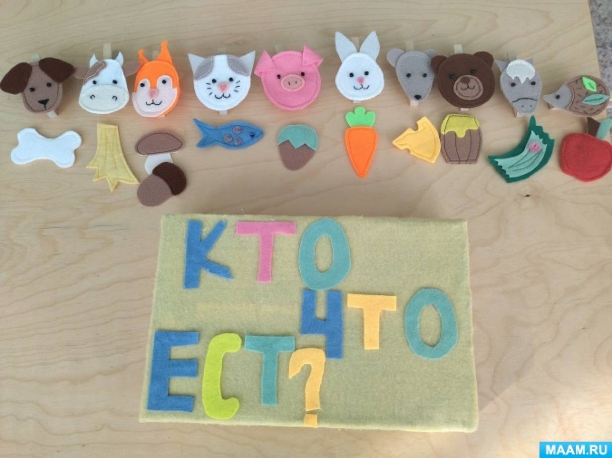 Дидактическая игра «Кто что ест?» (1 фото). Воспитателям детских садов,  школьным учителям и педагогам - Маам.ру