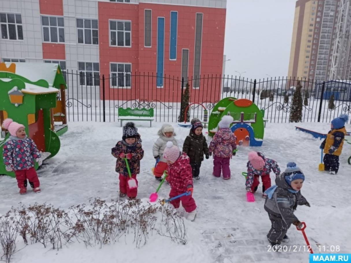 Картотека зимней прогулки во второй младшей группе (3 фото). Воспитателям  детских садов, школьным учителям и педагогам - Маам.ру