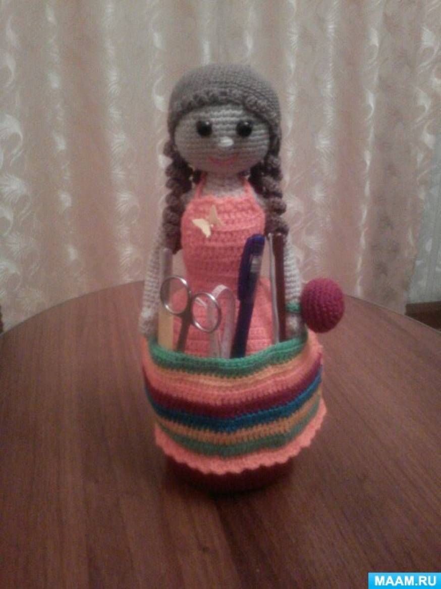 Схема вязания куклы амигурми крючком: