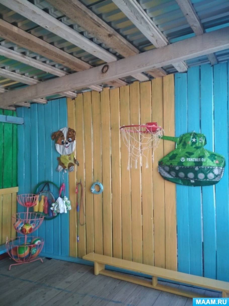 Идеи украшений для веранды детского сада