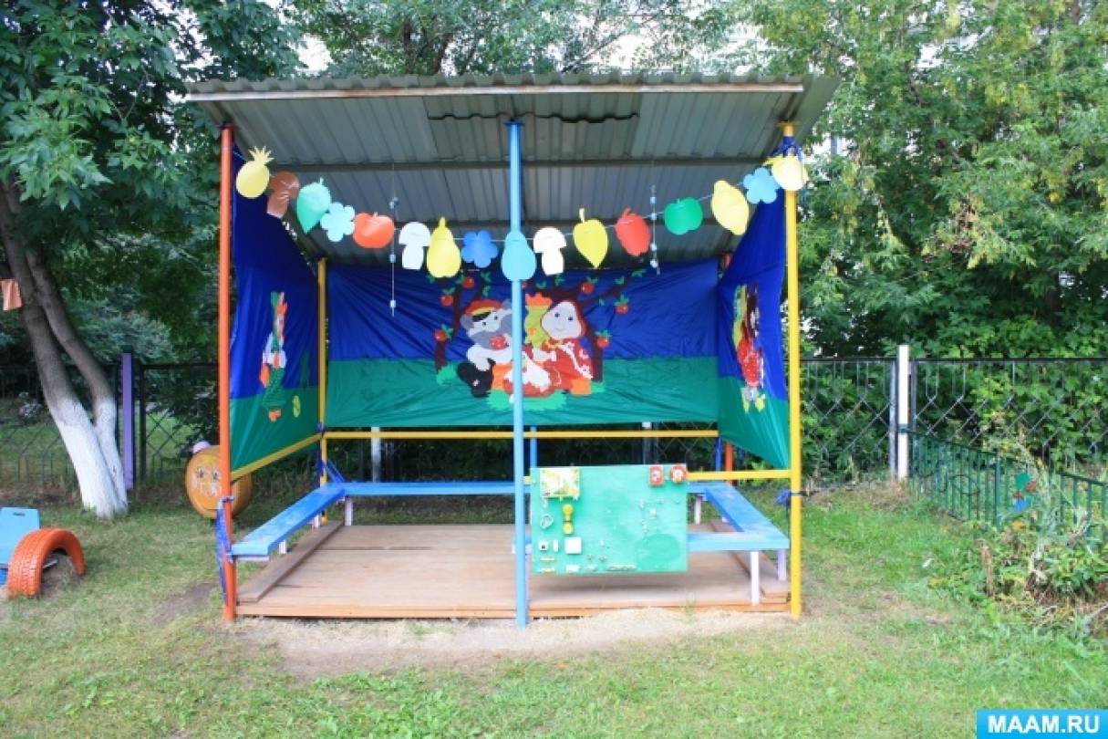 Оформление участка своими руками в детском саду (58 фото)