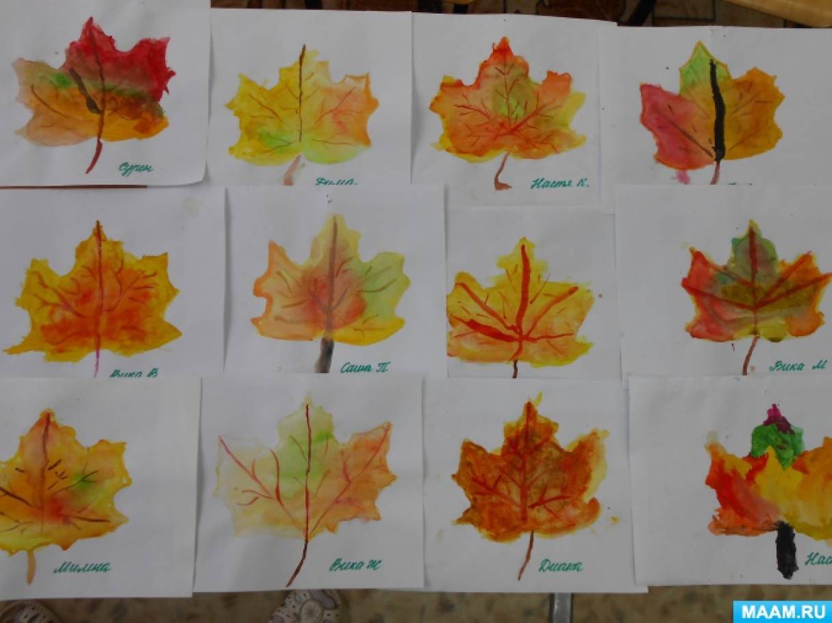 Осенний кленовый лист - 85 фото