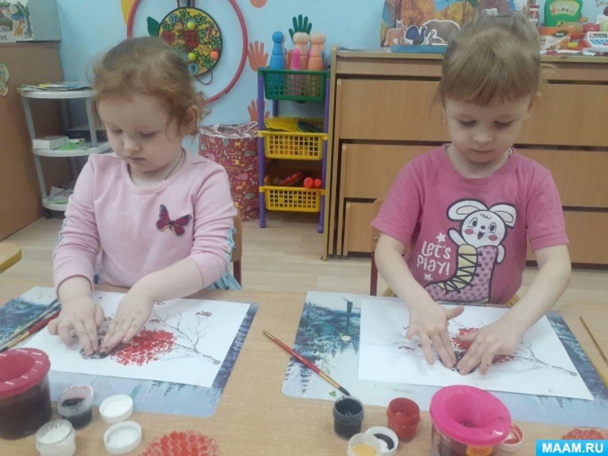 Детский мастер-класс по рисованию пупырчатой плёнкой «Красногрудый ...