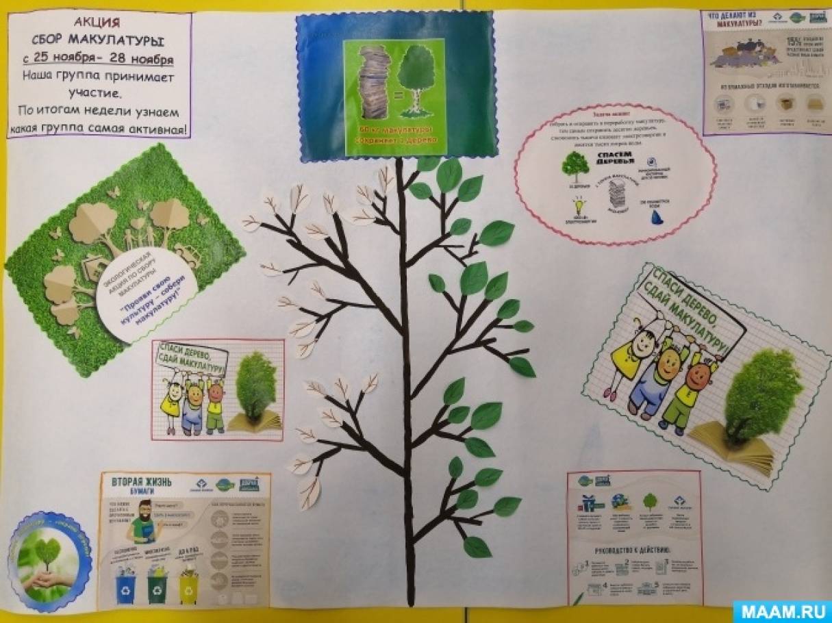 Проект по сбору макулатуры «Бумажный бум!» (1 фото). Воспитателям детских  садов, школьным учителям и педагогам - Маам.ру