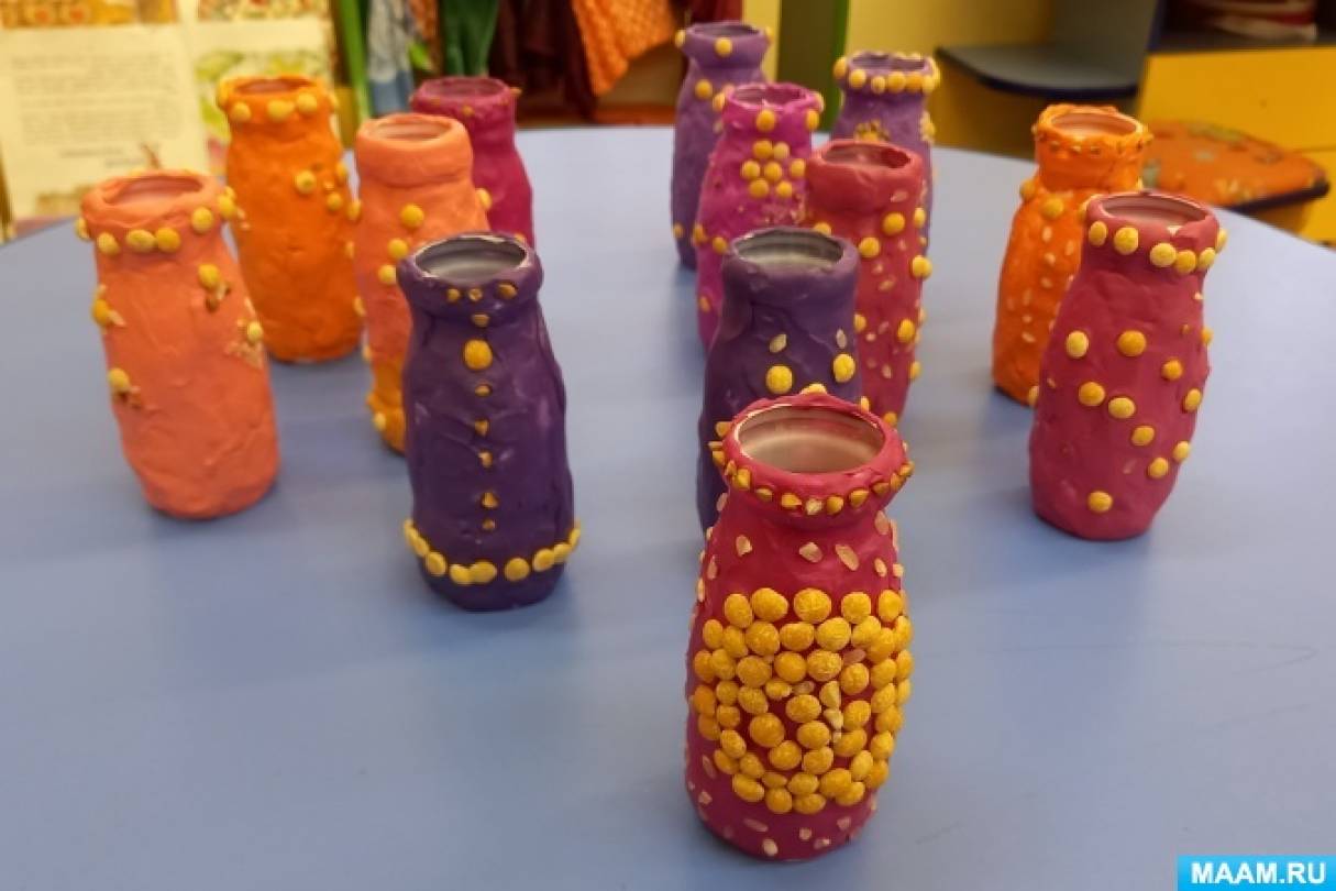 Что интересного можно сделать из бутылок для детского сада