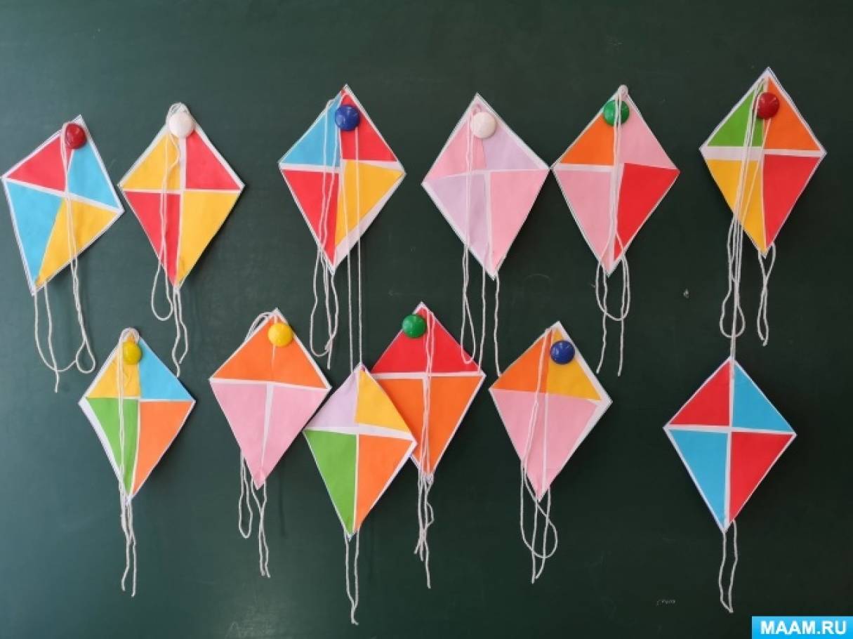 Изготовление настенного календаря в технике оригами