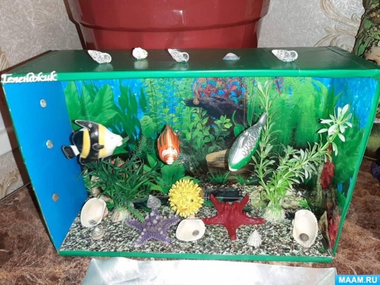 Стеклянный аквариум