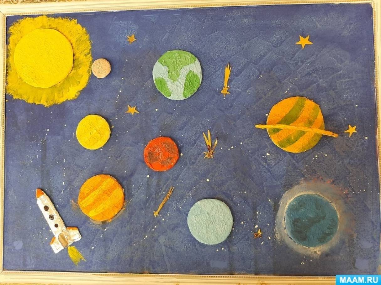 Макет на тему: Космос для детского сада своими руками. Мастер-класс с пошаговыми фото