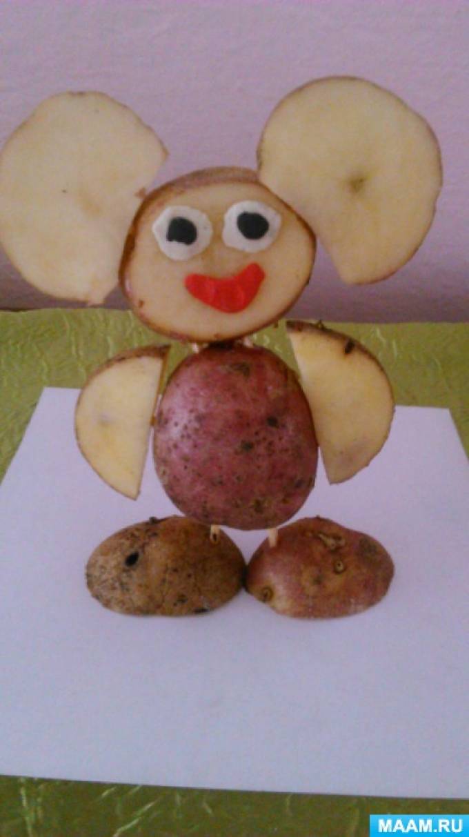 Поделки из картофеля своими руками фото | Детские поделки с Василисой