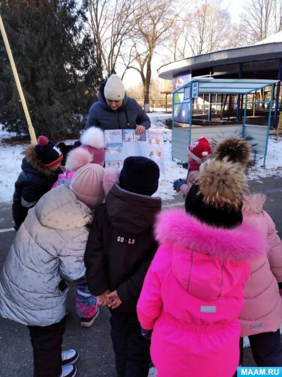 Конспект прогулки в старшей группе «Квест «Зимние приключения» (6 фото).  Воспитателям детских садов, школьным учителям и педагогам - Маам.ру