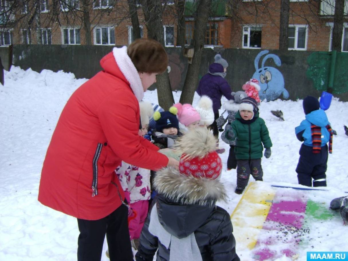 Прогулка для детей 3–4 лет «Птицы радуются приходу весны» (4 фото).  Воспитателям детских садов, школьным учителям и педагогам - Маам.ру