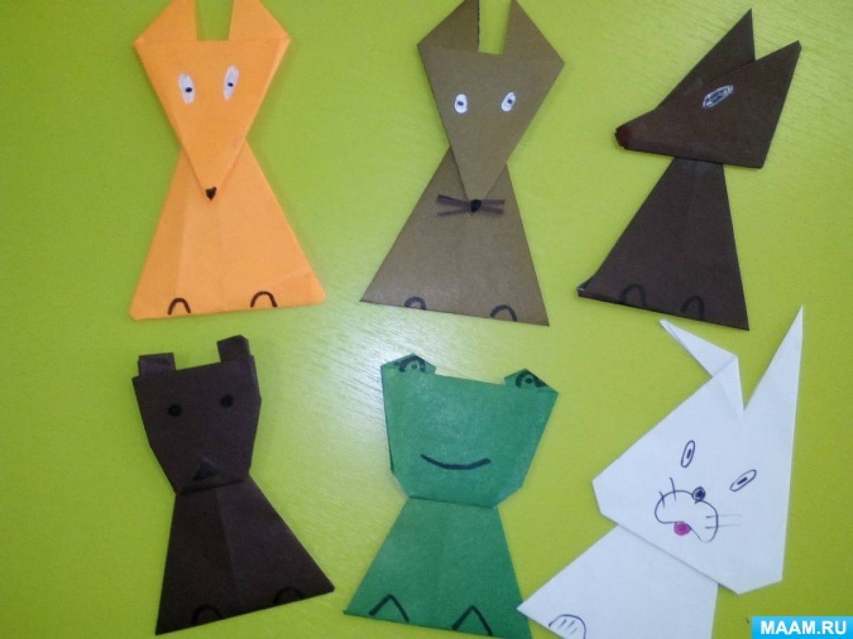 Проект в подготовительной к школе группе Страна оригами