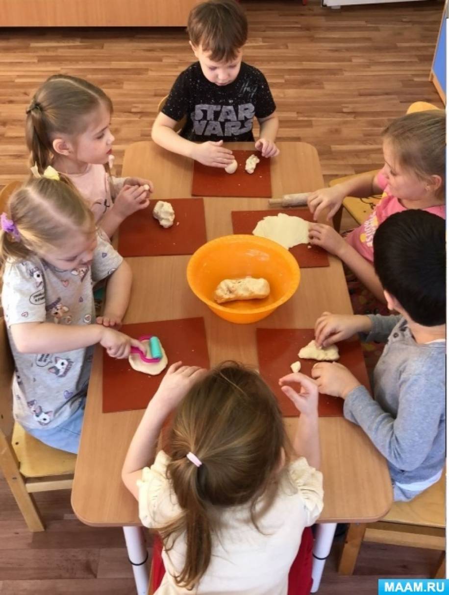 Публикация «Конспект занятия по лепке из солёного теста с детьми 5–6 лет» размещена в разделах