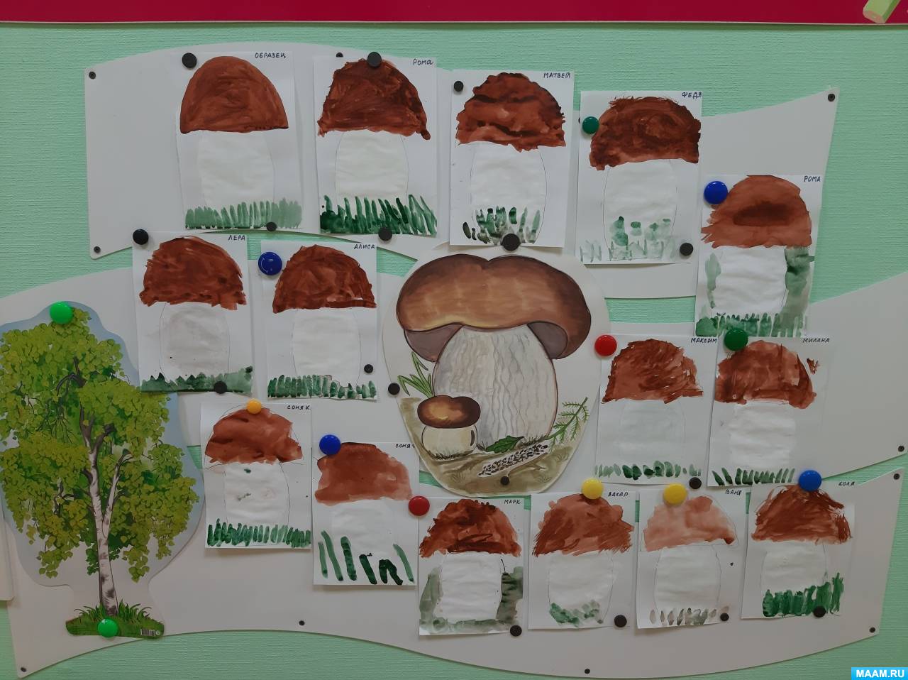 Раскраска грибы для детей 3 4. Трафареты грибов