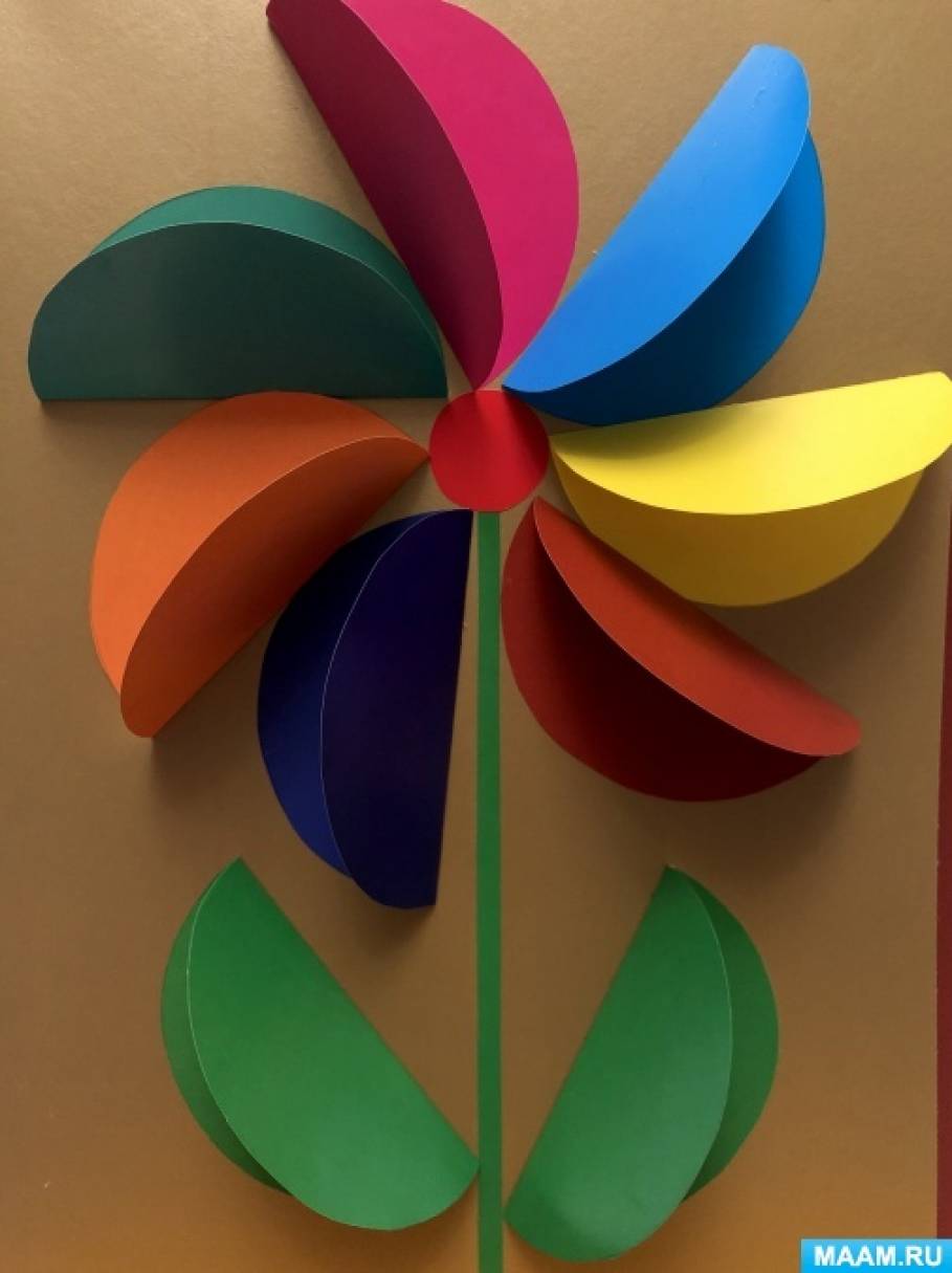 Оригами цветик семицветик Цветы поделки из бумаги 🍂 DIY Уютный осенний декор
