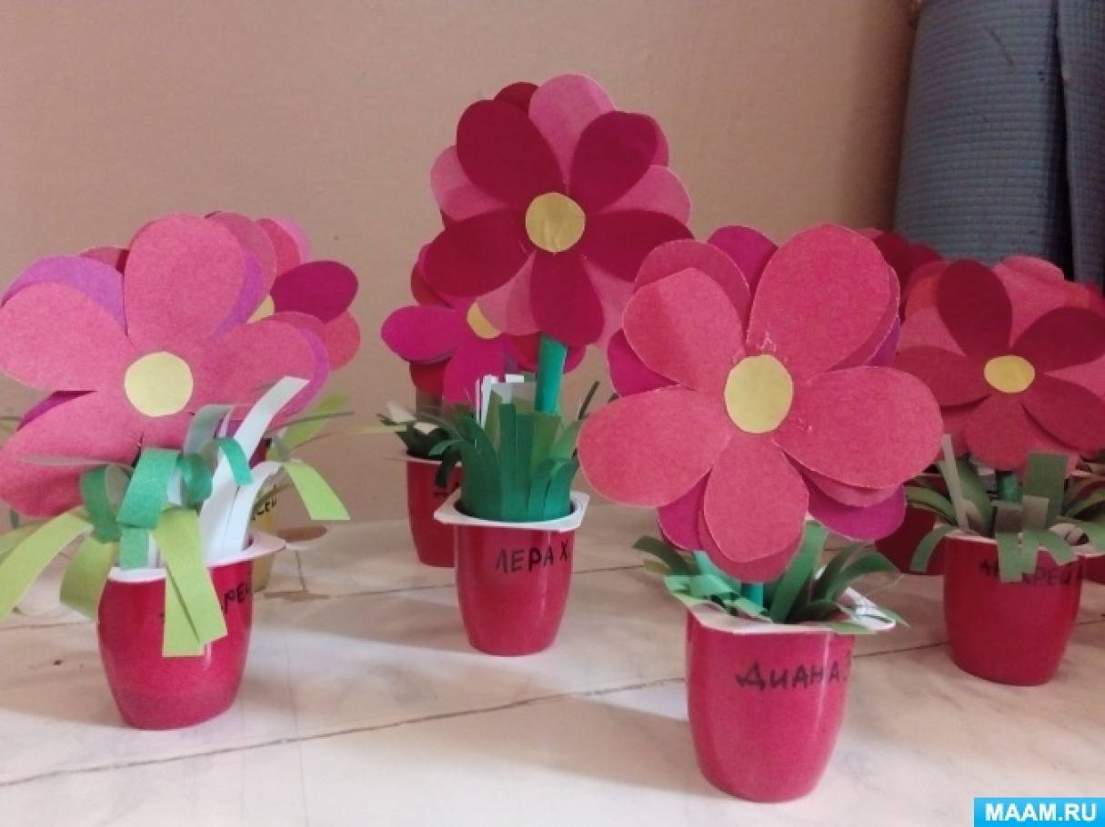 Как сделать букет цветов из бумаги своими руками: идея | Мама может все! | Дзен