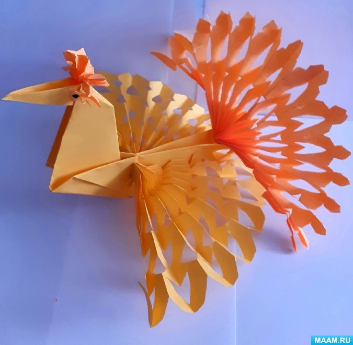 Создаем простые цветы из бумаги. Уроки оригами