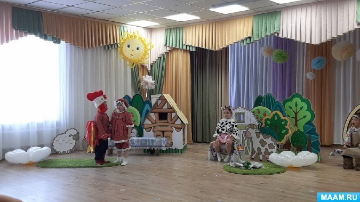 Сценарий сказки «Петушок и бобовое зернышко» в детском саду для детей 5-7 лет