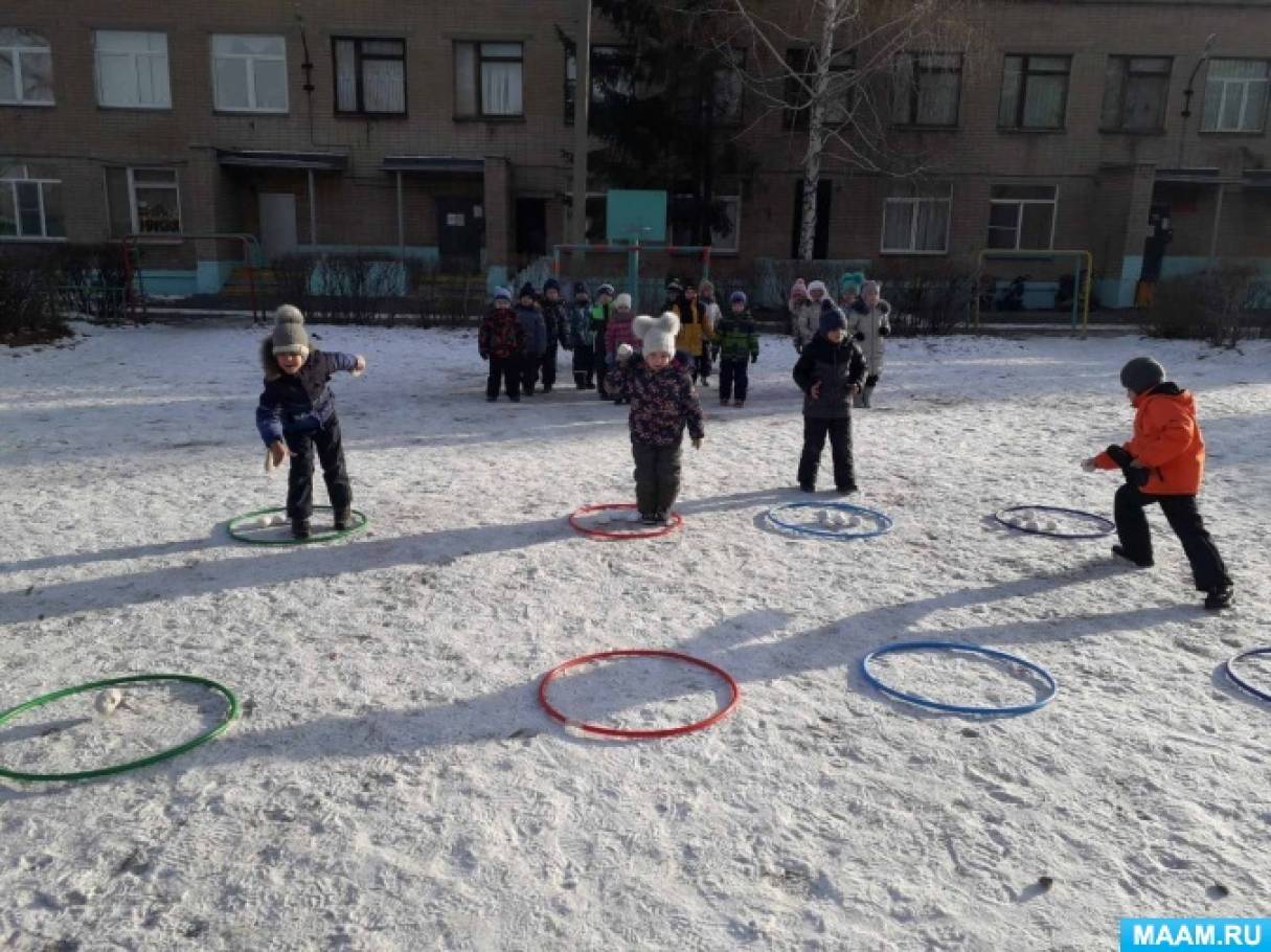 Подвижные игры с детьми зимой (9 фото). Воспитателям детских садов,  школьным учителям и педагогам - Маам.ру