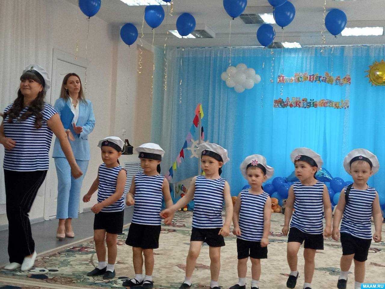 Карнавальный детский костюм для мальчика «морячок»