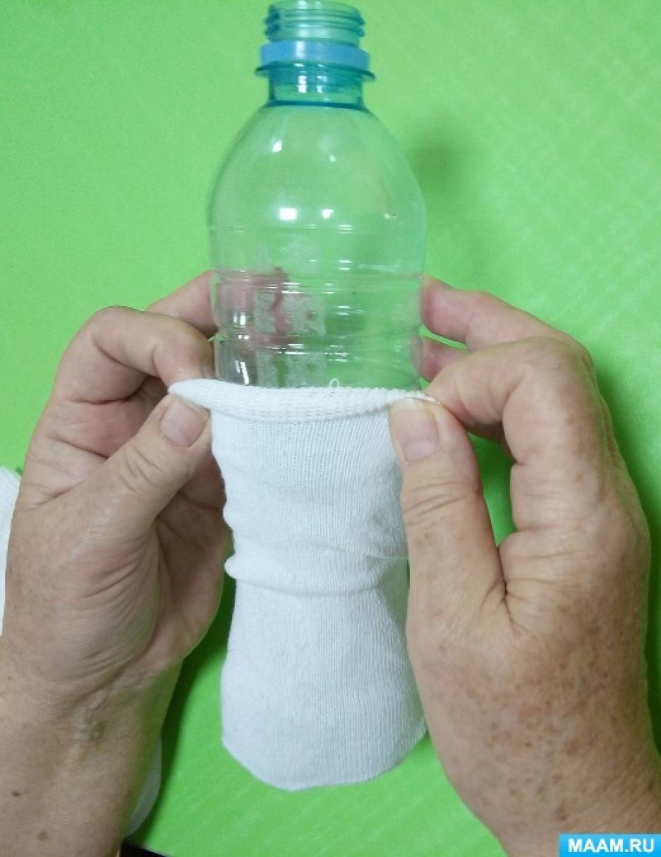 Елочная игрушка из пластиковой бутылки. 