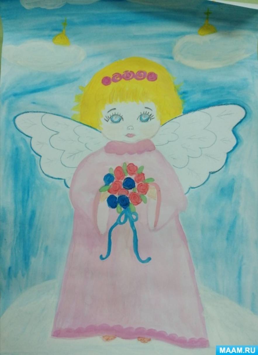 Красивые открытки с ангелами