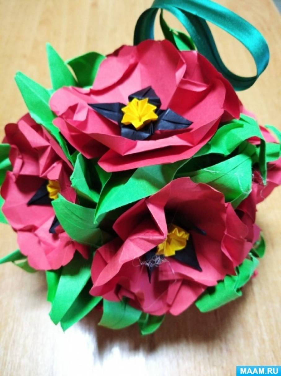 Кусудама схема, оригами, цветы кусудамы, как сделать, видео