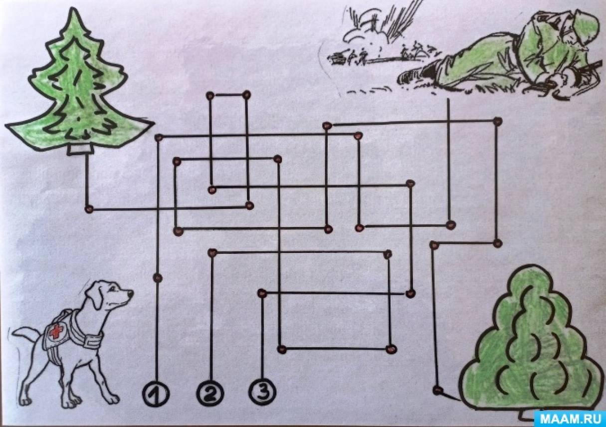 Игры — задания по ФЭМП «Собаки на фронтах Великой Отечественной войны» (6  фото). Воспитателям детских садов, школьным учителям и педагогам - Маам.ру