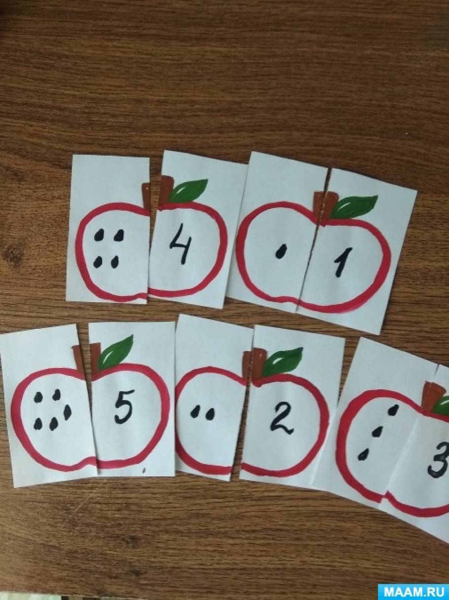 Дидактическая игра по математике в старшей группе: «Мои первые цифры»