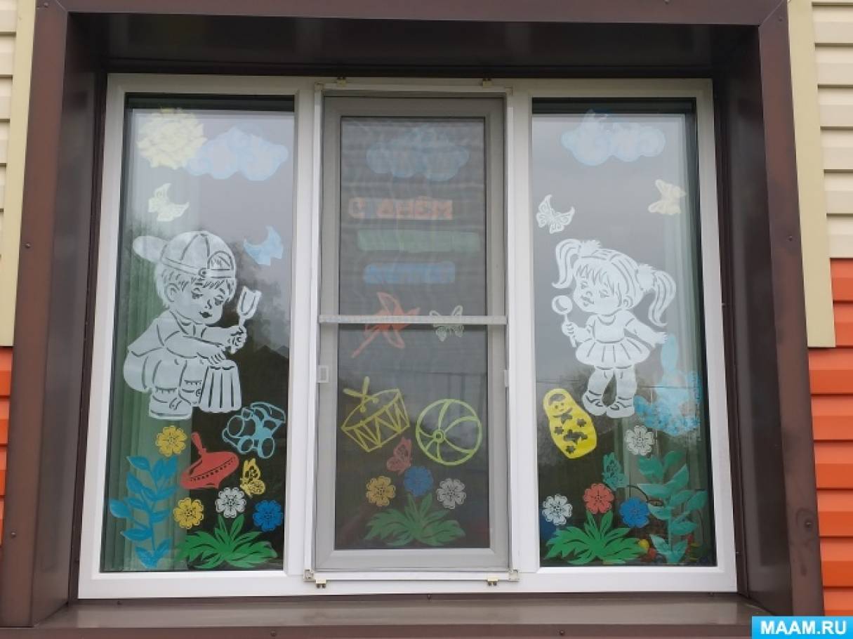 Декор окна на Новый год 2024 своими руками: 77 чудесных идей с фото и трафаретами