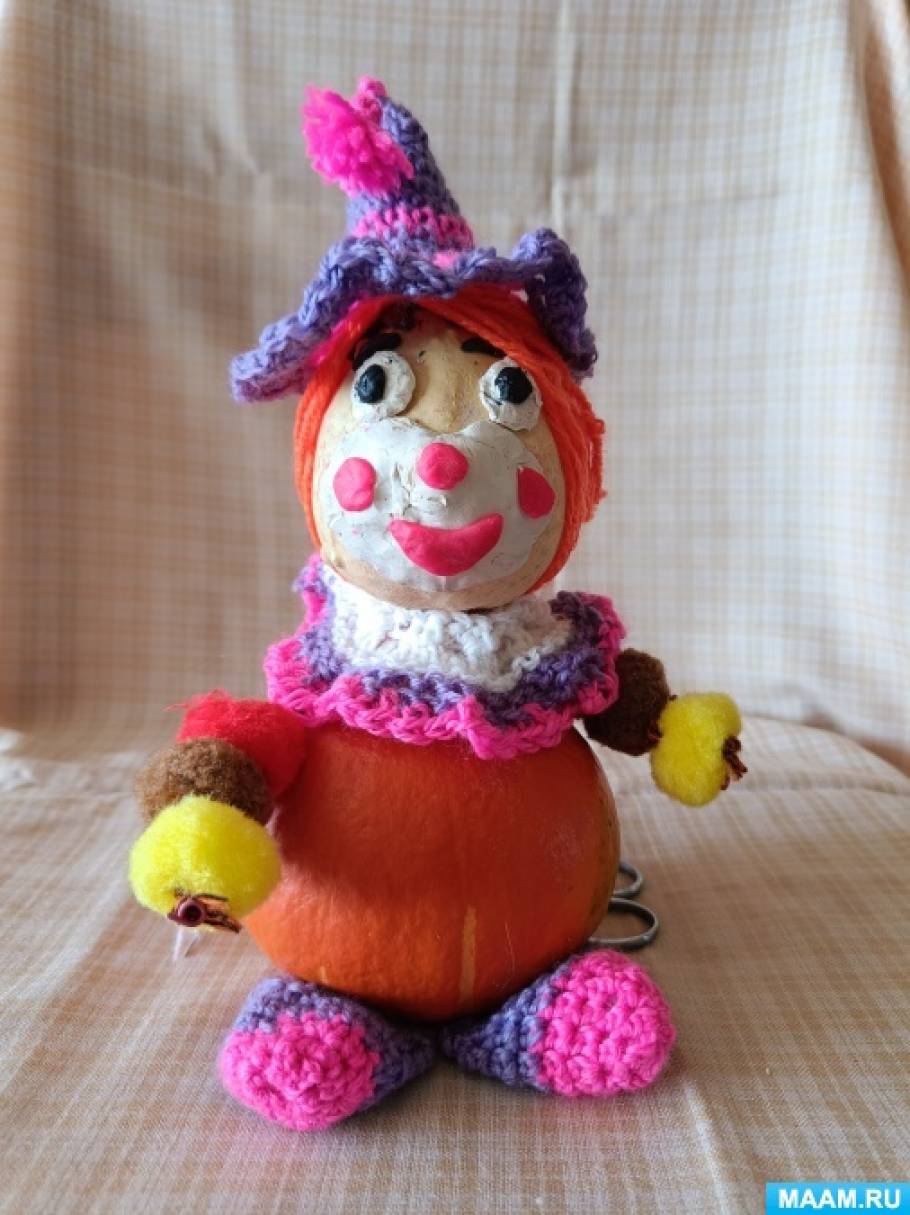 Клоун-мешок - выкройка мягкой текстильной куклы - Выкройки куклы из ткани и тильда | Бэйбики - 85